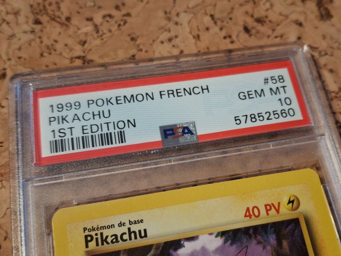 Pokémon Carte collezionabili: PSA 10 FR 1st edition Base set Pikachu 1999 – Nuovo e nell'imballaggio originale da Charrat venduto da Magmar 1