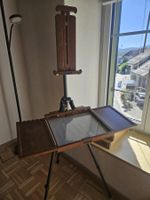 Sienna Plein Air Staffelei, Canvas Holder + Palette Box