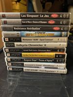 Lot de 23 Jeux PSP en Parfait État!