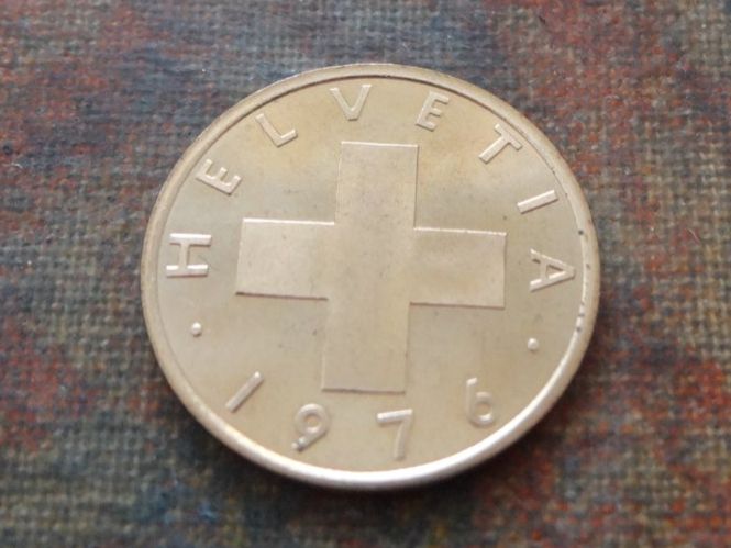 Tutti le monete: 1 Rp. 1976  (A) – Usato da Romanel-sur-Lausanne venduto da Swift13