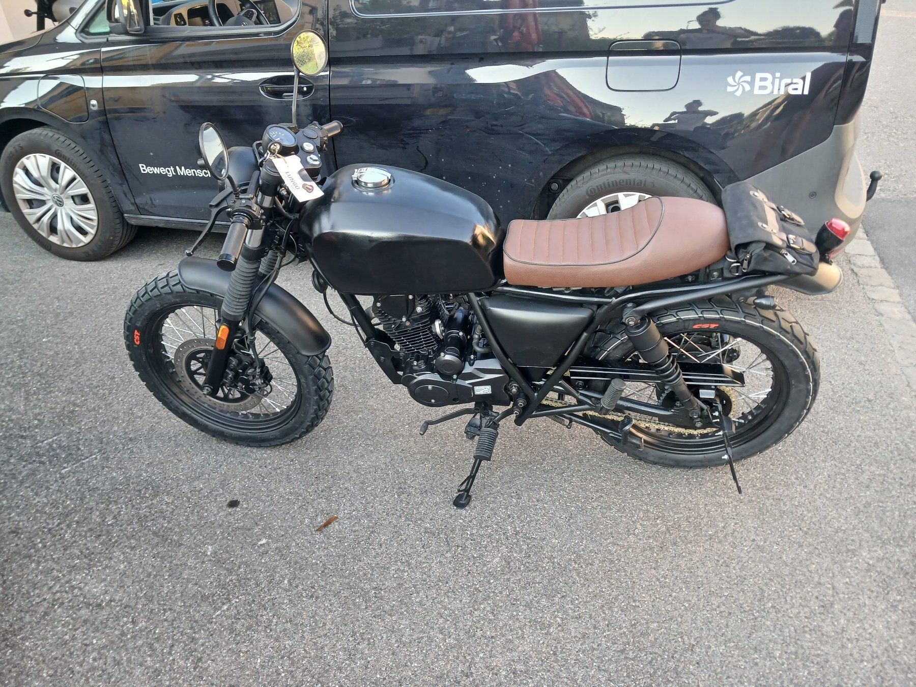 Brixton Motorcycles Route: Motorrad Brixton 125 schwarz 10106km – D'occasion à Heimberg par kayo508