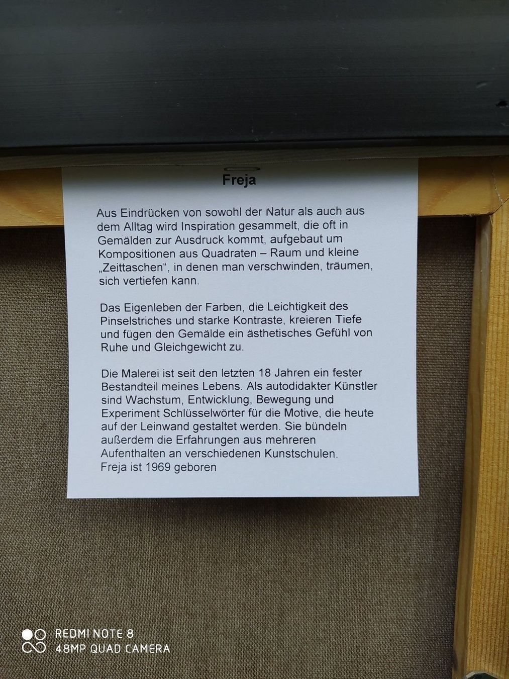Dipinti: Abstraktes Gemälde Freja signiert – Usato da Bretzwil venduto da nefith 9
