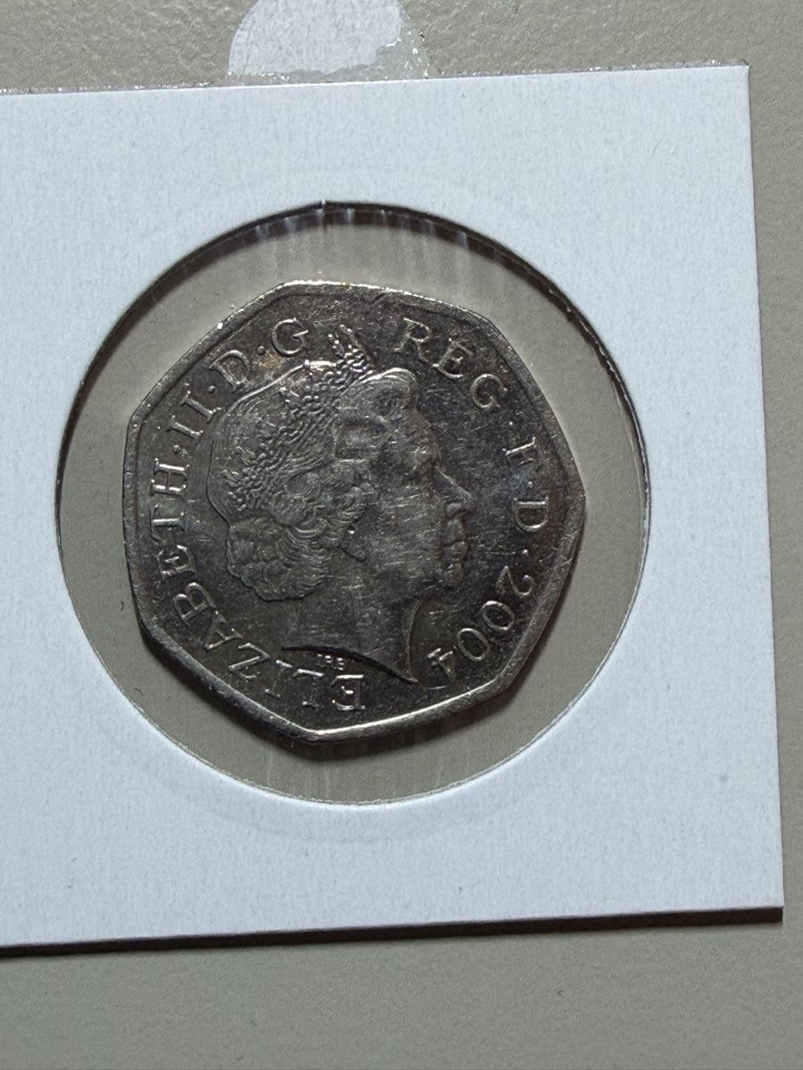 Alle Münzen: GB - 50 pence - 2004 - 4min mile  – Gebraucht aus Payerne von Mike1682 1