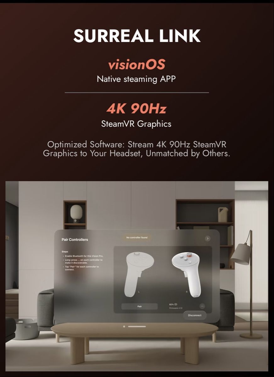 Controller: Surreal Touch VR Controllers for Vision Pro – Usato da Zürich venduto da jankais3r 2