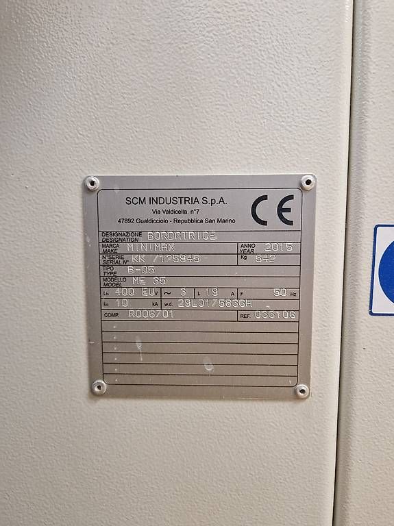 Toutes les machines: Kantenleimmaschine SCM – D'occasion à Trachslau par ste_6sm2 3