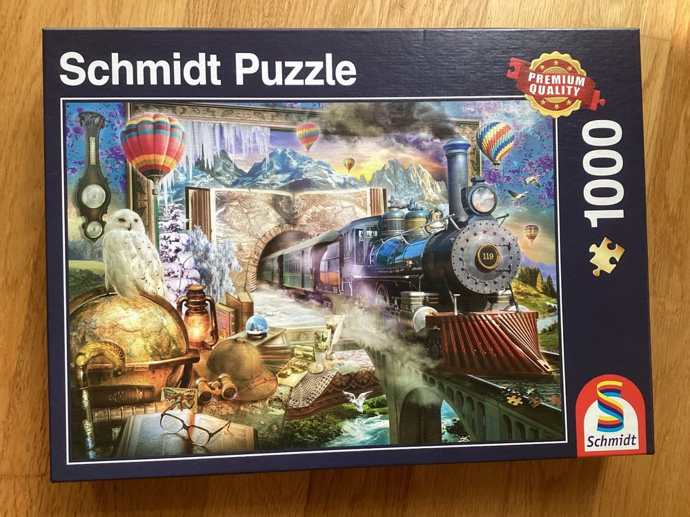 Schmidt Spiele- Brand Grey: Indigo Jigsaw Puzzle, Multicolor (59922