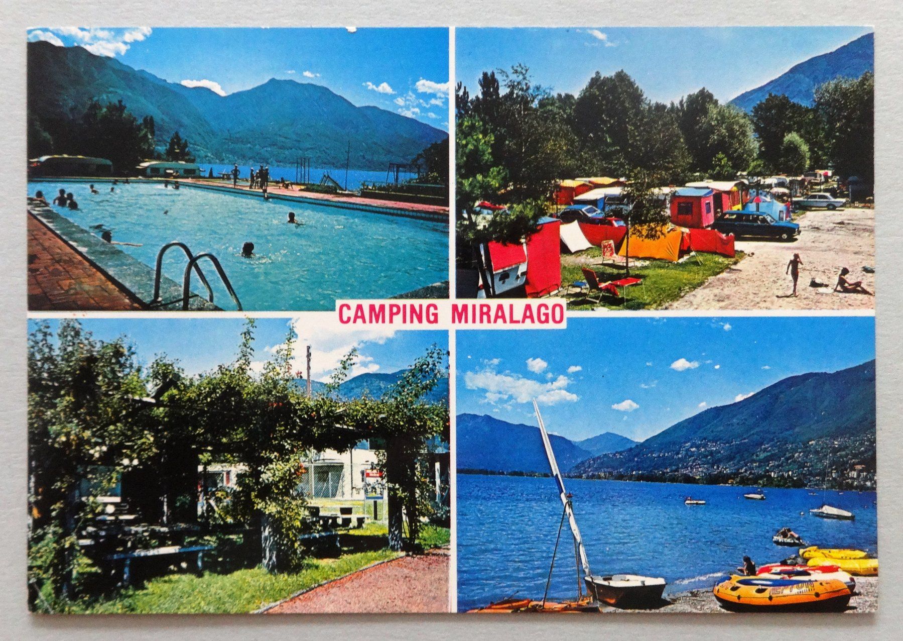 Cartes postales: Camping Miralago, Tenero – D'occasion à Fétigny par Billy2miny