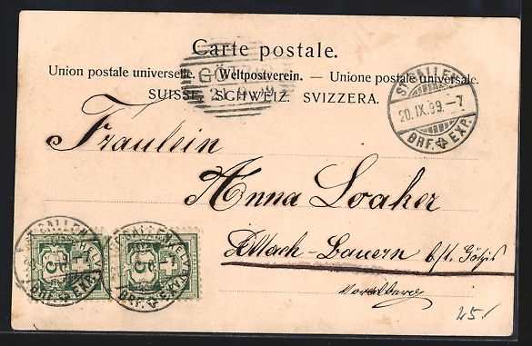 Cartoline postali: AK St. Gallen, Blick auf die Marktgasse – Usato da Berlin venduto da bartko-reher 1