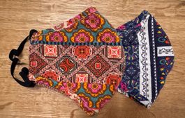 2er Set! Wiederverwendbare Stoffmasken, handmade!