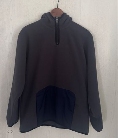 Fleece Pullover Nike Grau Grösse S mit Kapuze top Zustand 