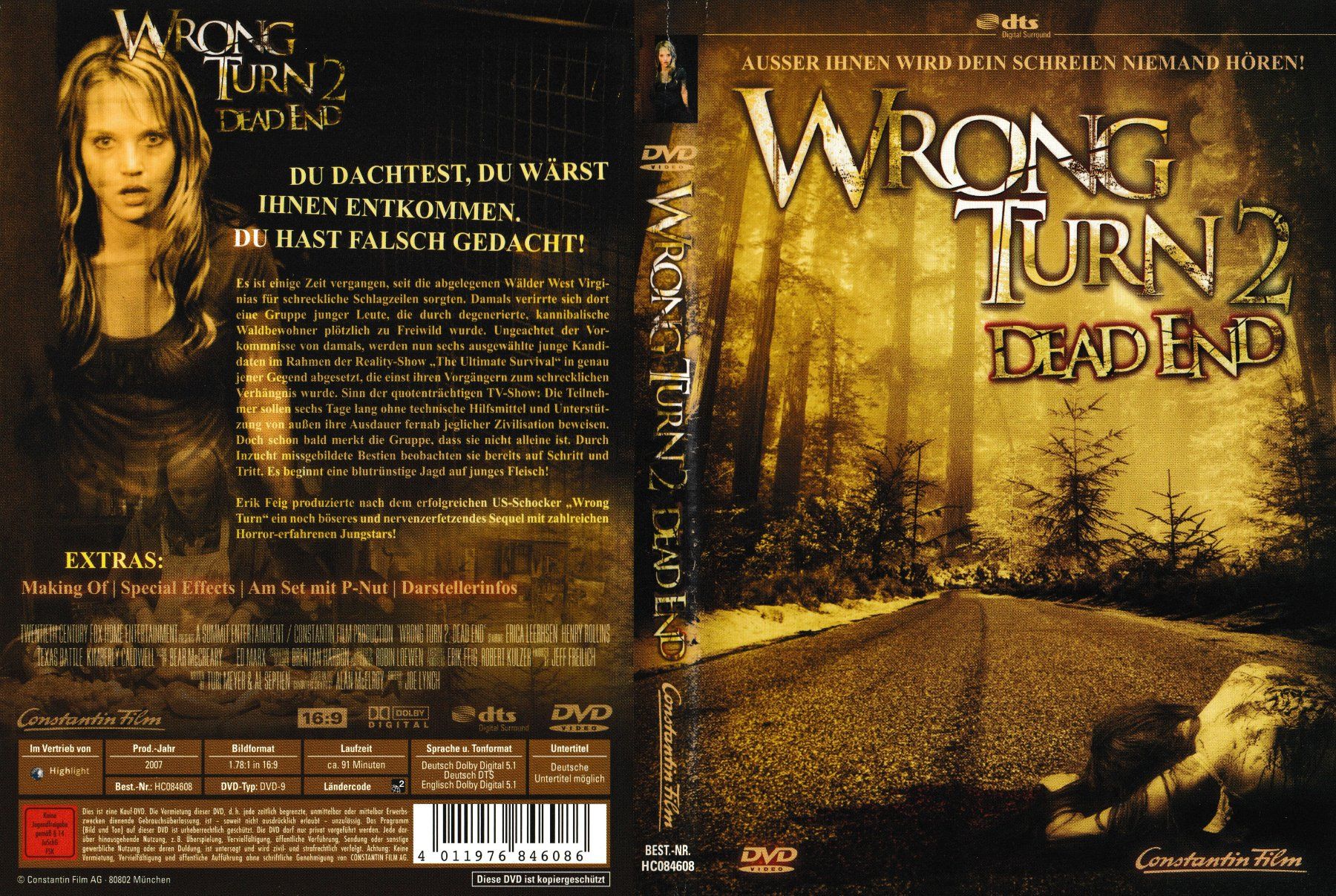 Tutti i DVDs: DVD - Wrong Turn 2 - Dead End – Usato da Langnau am Albis venduto da MediaRescuerKeLoX