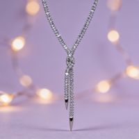 Magnifique collier plaqué or, cristaux Swarovski