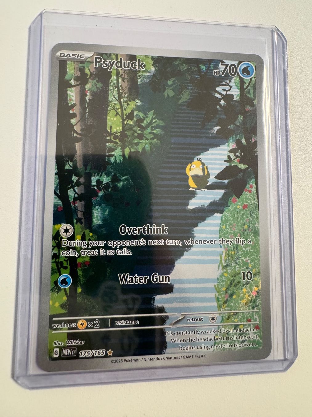 Pokémon Carte collezionabili: Psyduck MEW 175 – Nuovo (secondo la descrizione) da Winterthur venduto da hershanking