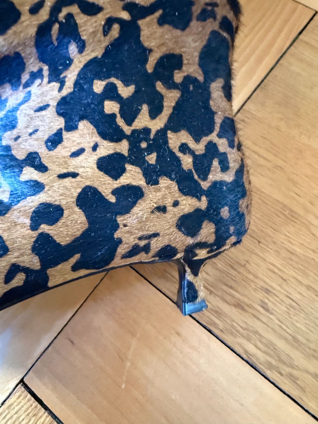 Scarpe da donna: Bottes en cuir À motif léopard – Nuovo (secondo la descrizione) da Genève venduto da reg_zb67 3