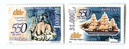 Briefmarken "Schiffe. Amerigo Vespucci". Rumänien.