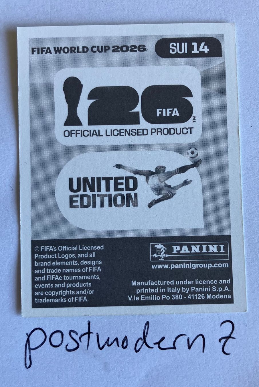 Panini Carte collezionabili: Panini - SUI 14 - Ardon JASHARI – Nuovo (secondo la descrizione) da Altstätten SG venduto da postmodern7 1
