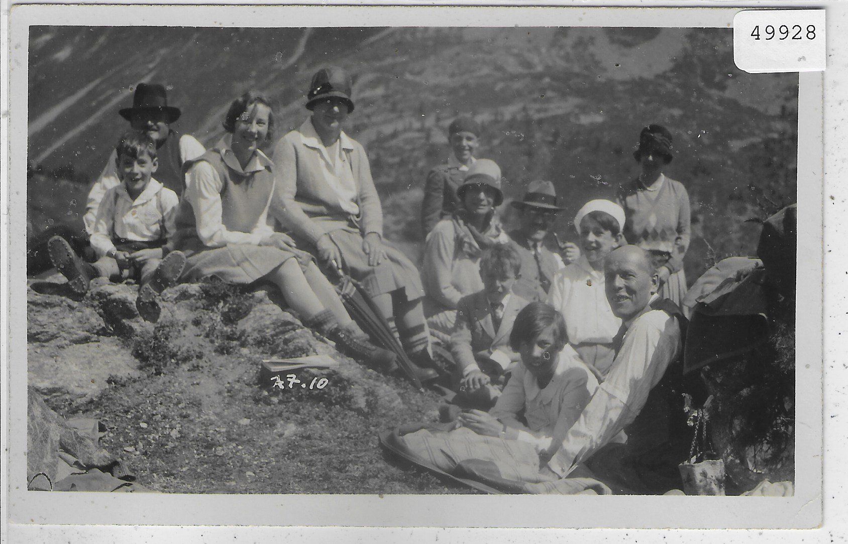 Cartoline postali: Pontresina - Wandergruppe – Usato da Ettingen venduto da Kartenplanet