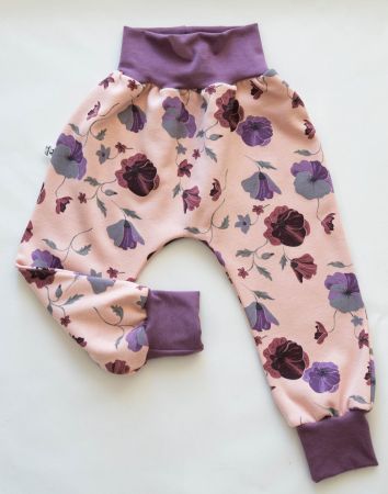 Winter/Fleece Pumphose mit Blumen Gr.86/92 NEU