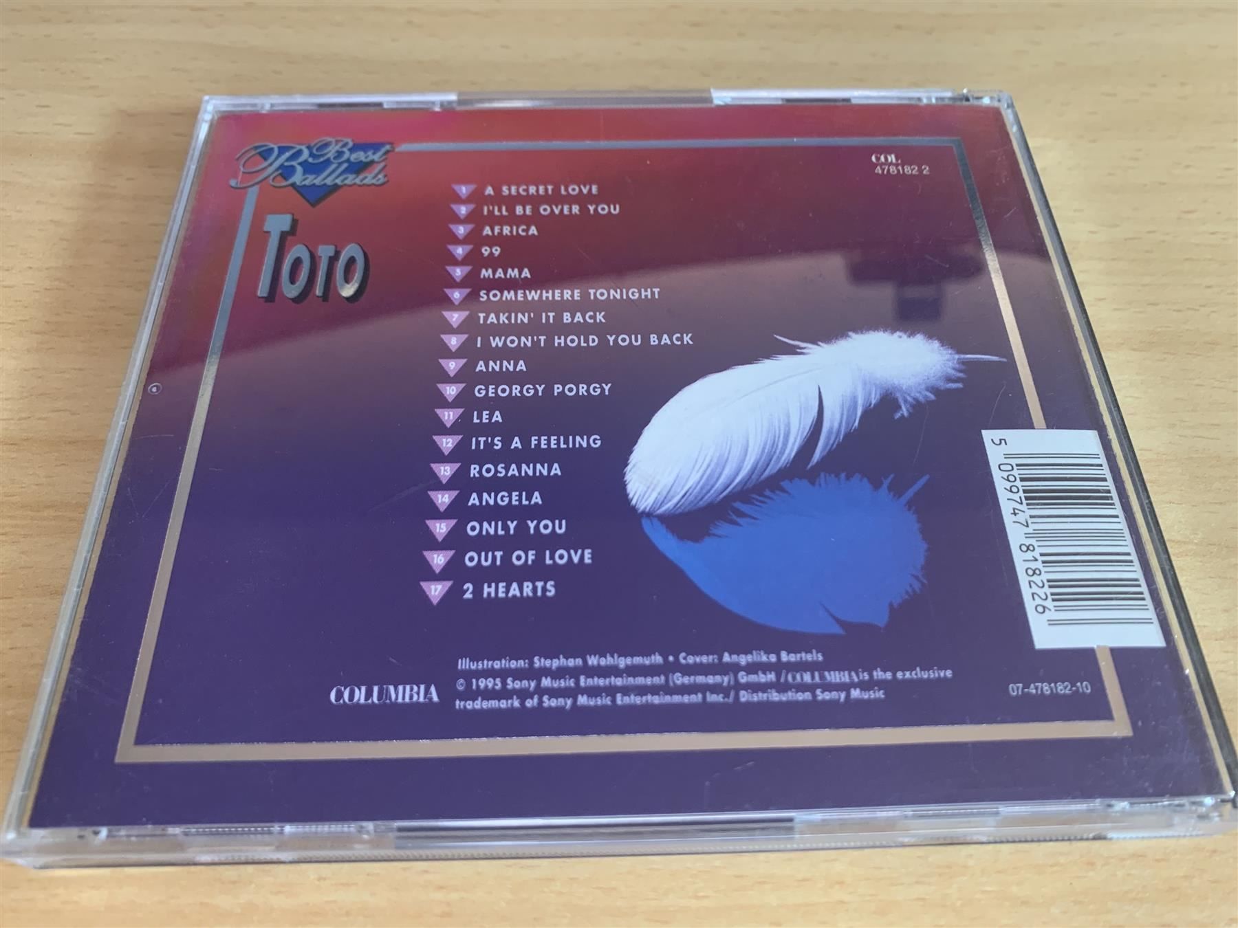 CD: Toto – Best Ballads – Usato da Rikon im Tösstal venduto da Alpenmutz 1