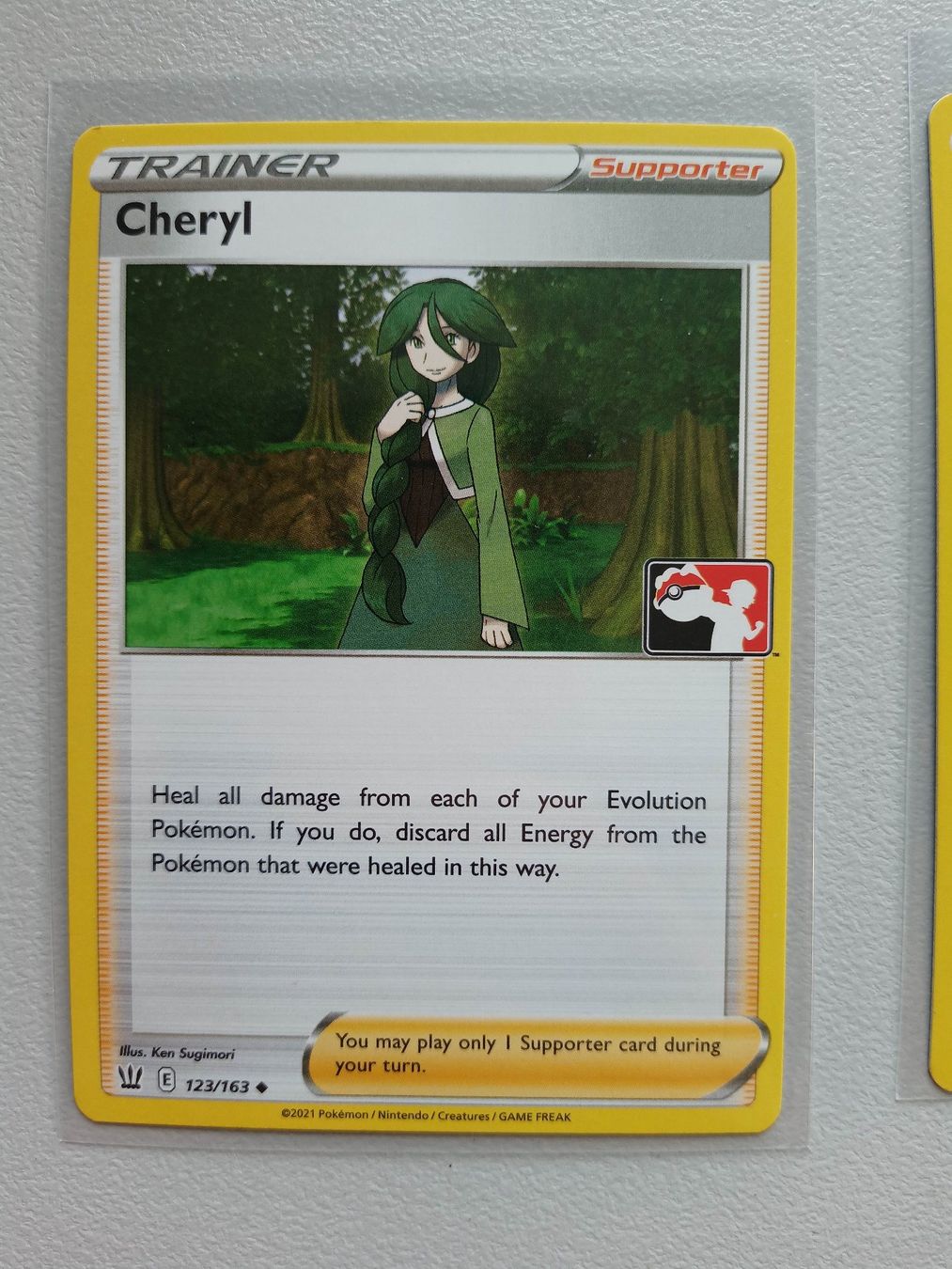 Pokémon Sammelbilder & Trading cards: Cheryl - Pokemon TCG Prize Pack Stamp Stempel – Gebraucht aus Altstätten SG von GGsGameshop