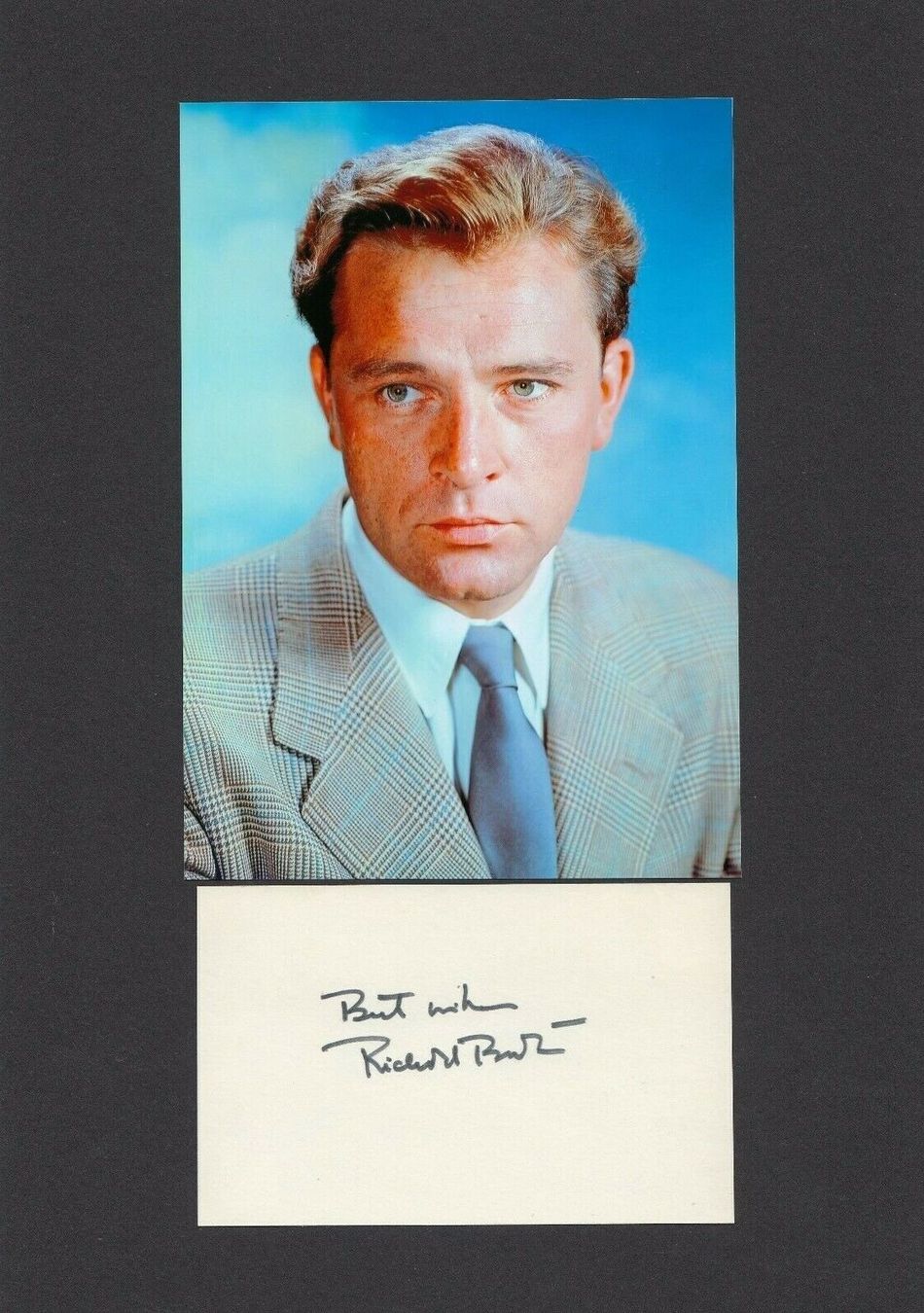 Autogramme: Richard Burton PASSPARTOUT ORIGINAL SIGNIERUNG – Gebraucht aus Egg b. Zürich von Dbunny 1