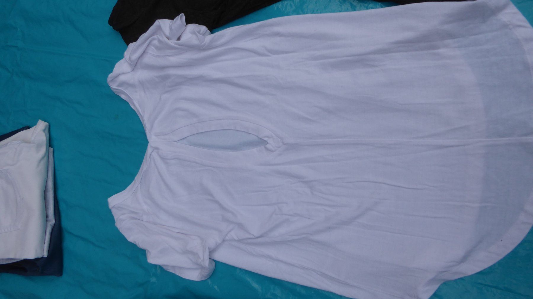 Lotti di vestiti: 2 Tshirt mit Rückenausschnitt Gr S Zebra – Usato da Sargans venduto da Benziner 1