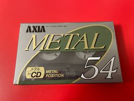 AXIA Metal 54 Type IV seltene Audio-Kassette Originalzustand