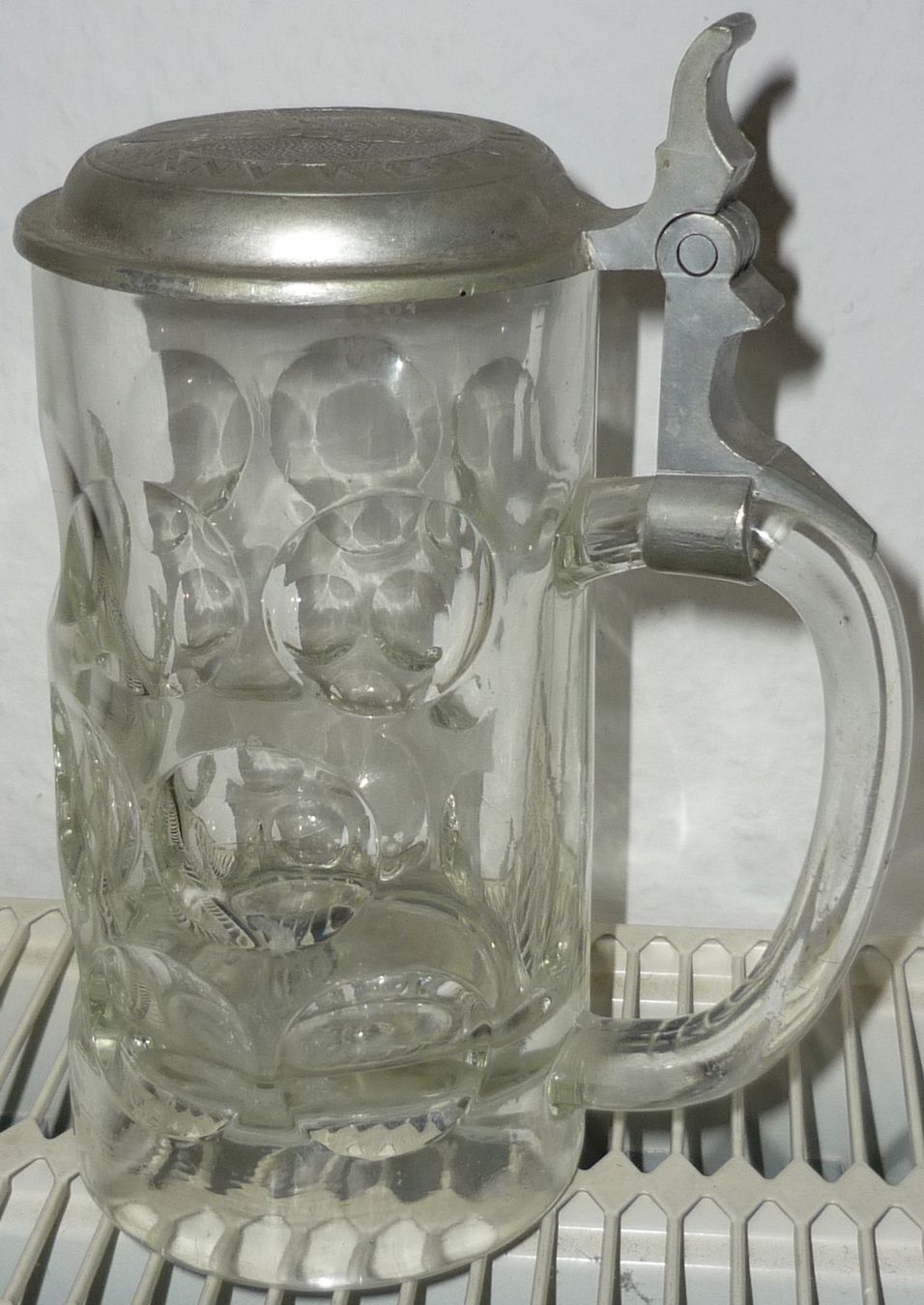 Bicchieri: Bierkrug Bierglas - Hans Waldmann - 4 DL um 1900 – Usato da Oberwil-Lieli venduto da pizbeverin12 2