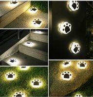 SOLAR Lichter Hundepfoten (4 Stk.)