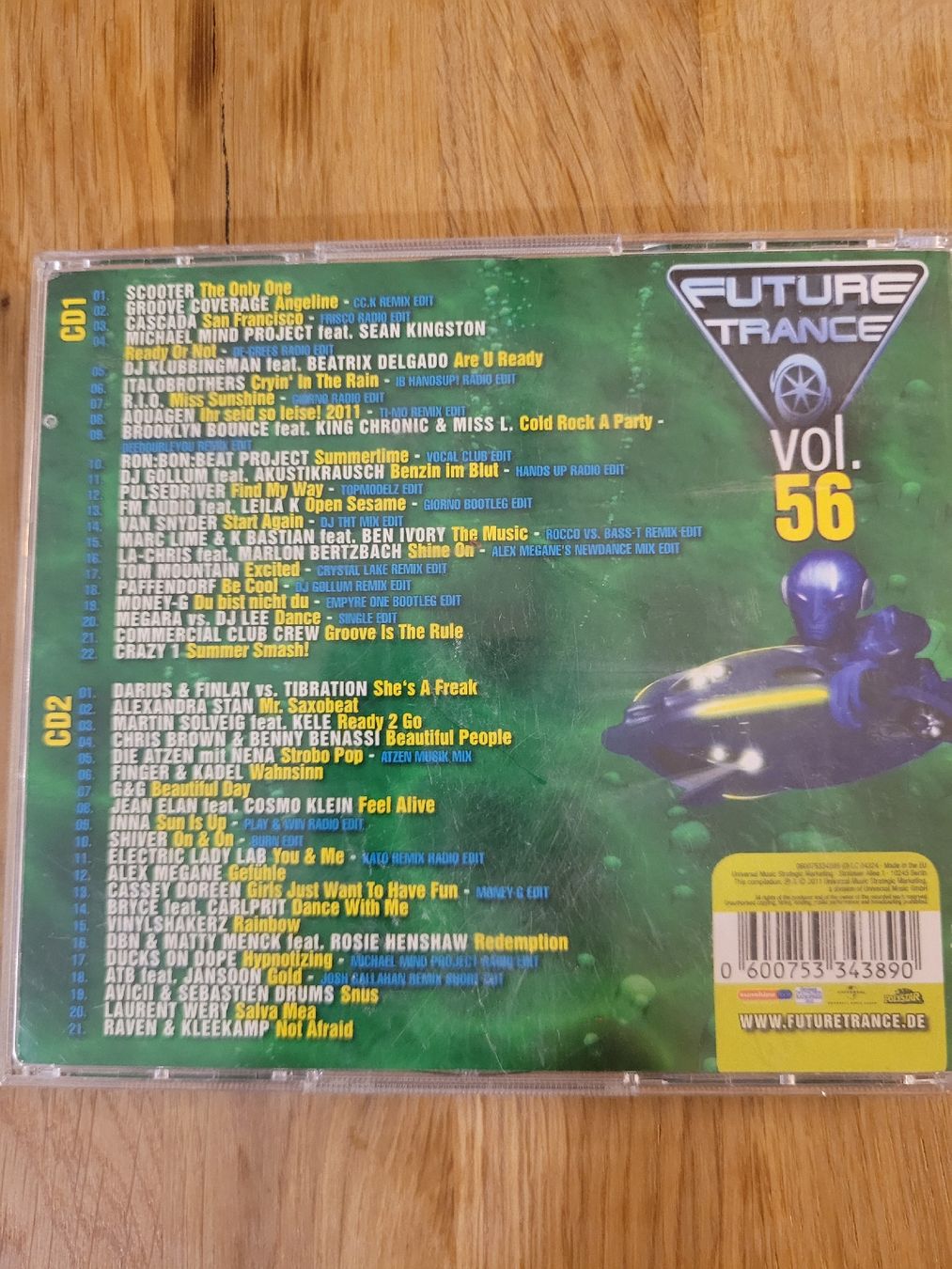 CDs: CD Future Trance Vol. 56 - Compilation Trance Dance Music – Gebraucht aus Cheseaux-Lausanne von tof_5wdg 3