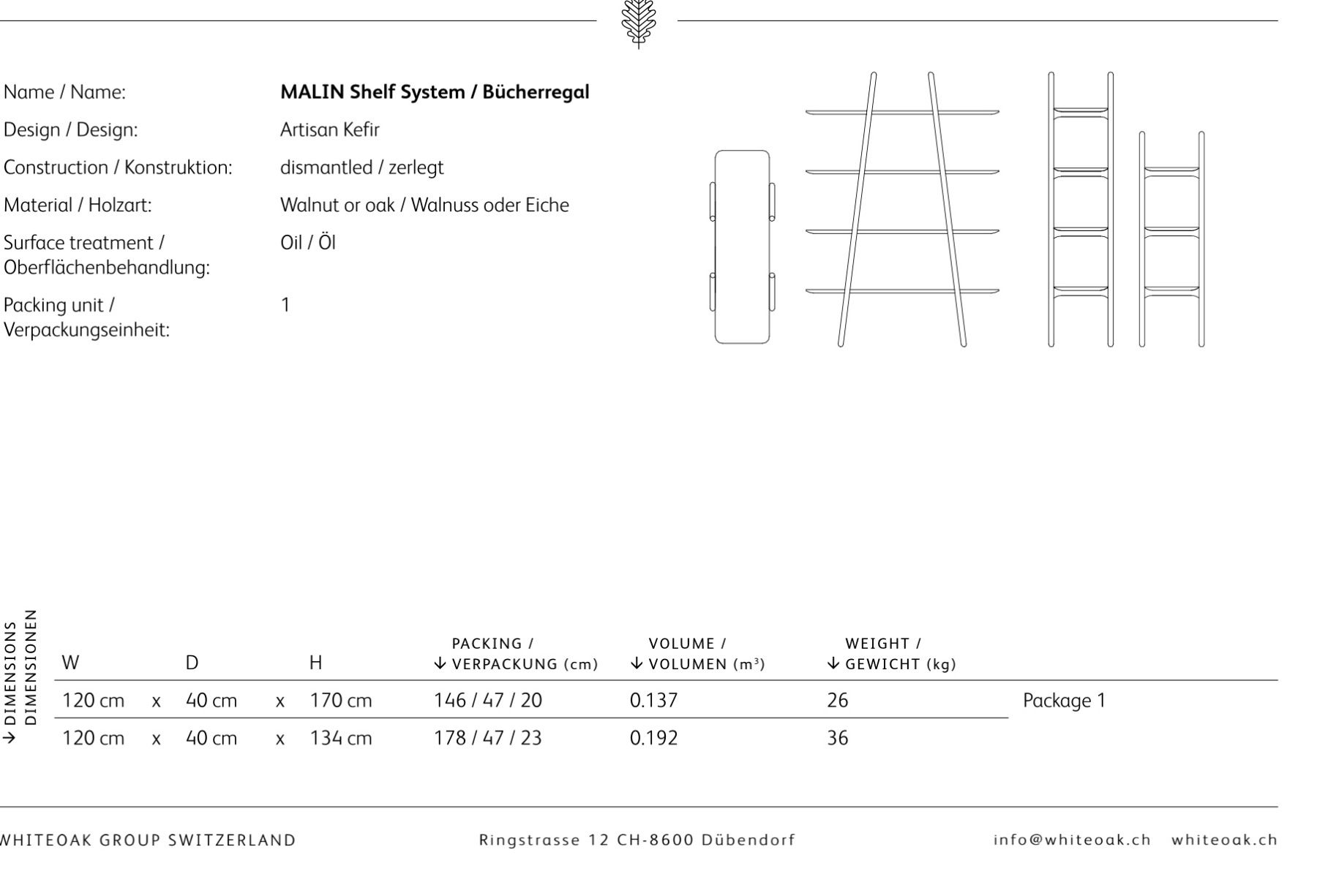 Scaffali: woak malin regal – Usato da Walchwil venduto da ott_z7th 3