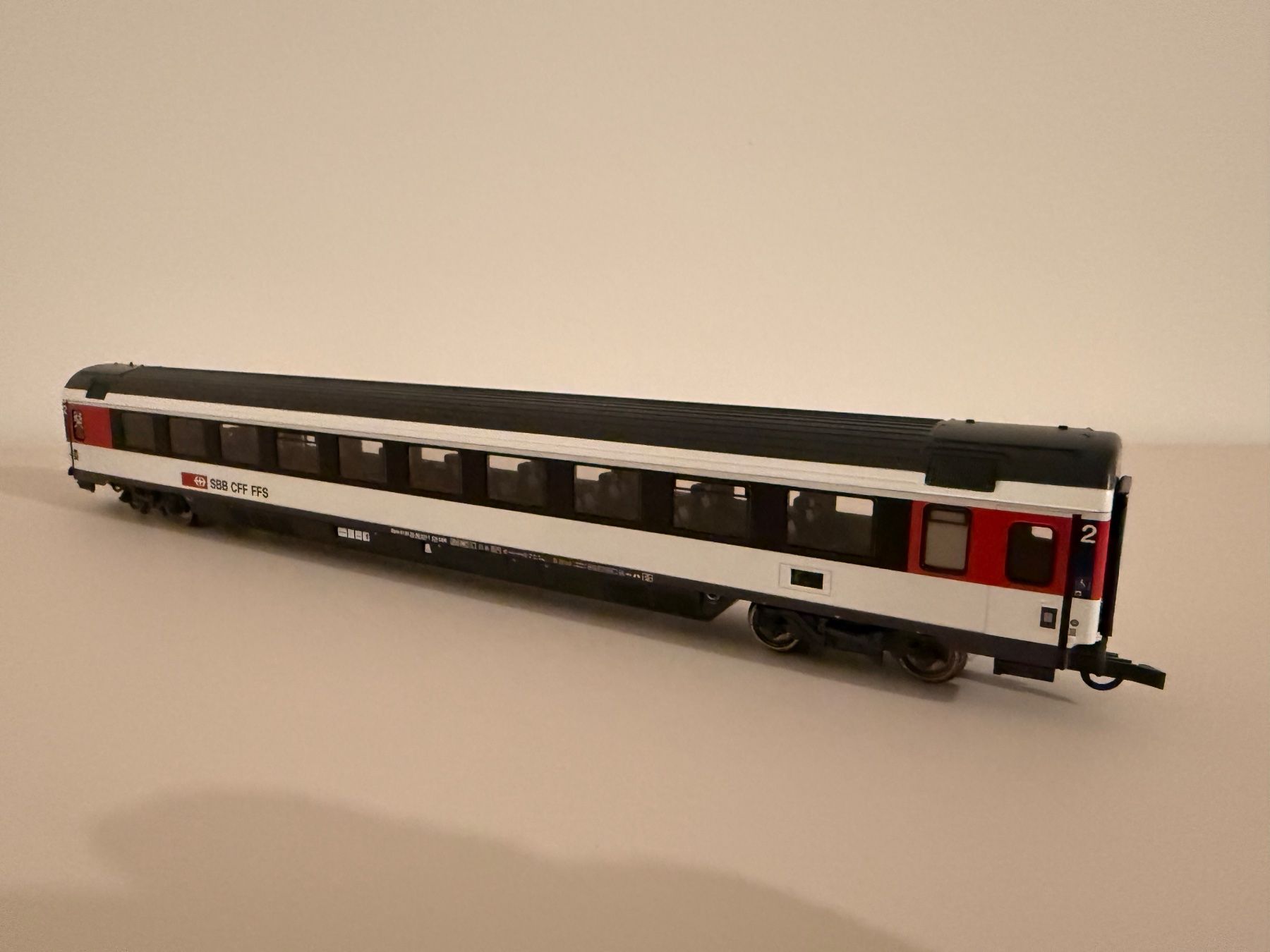 Roco Modellini di ferrovie: Roco 64143.B Bpm 61 EC 2. Klasse SBB CFF FFS - OVP – Usato da Carouge GE venduto da SirolCH 2