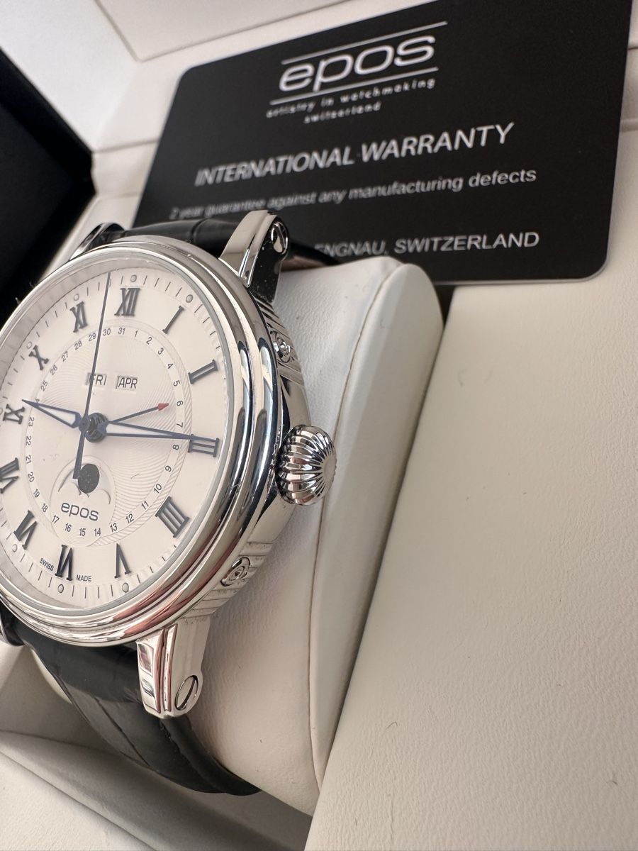 Epos Montres: Epos Calendar Moon Phase Full Set – Neuf (Voir description) à Cointrin par Calibre1755 1