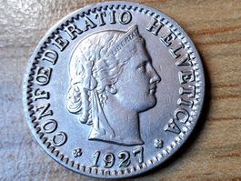 20 Rappen 1927 - Selten!