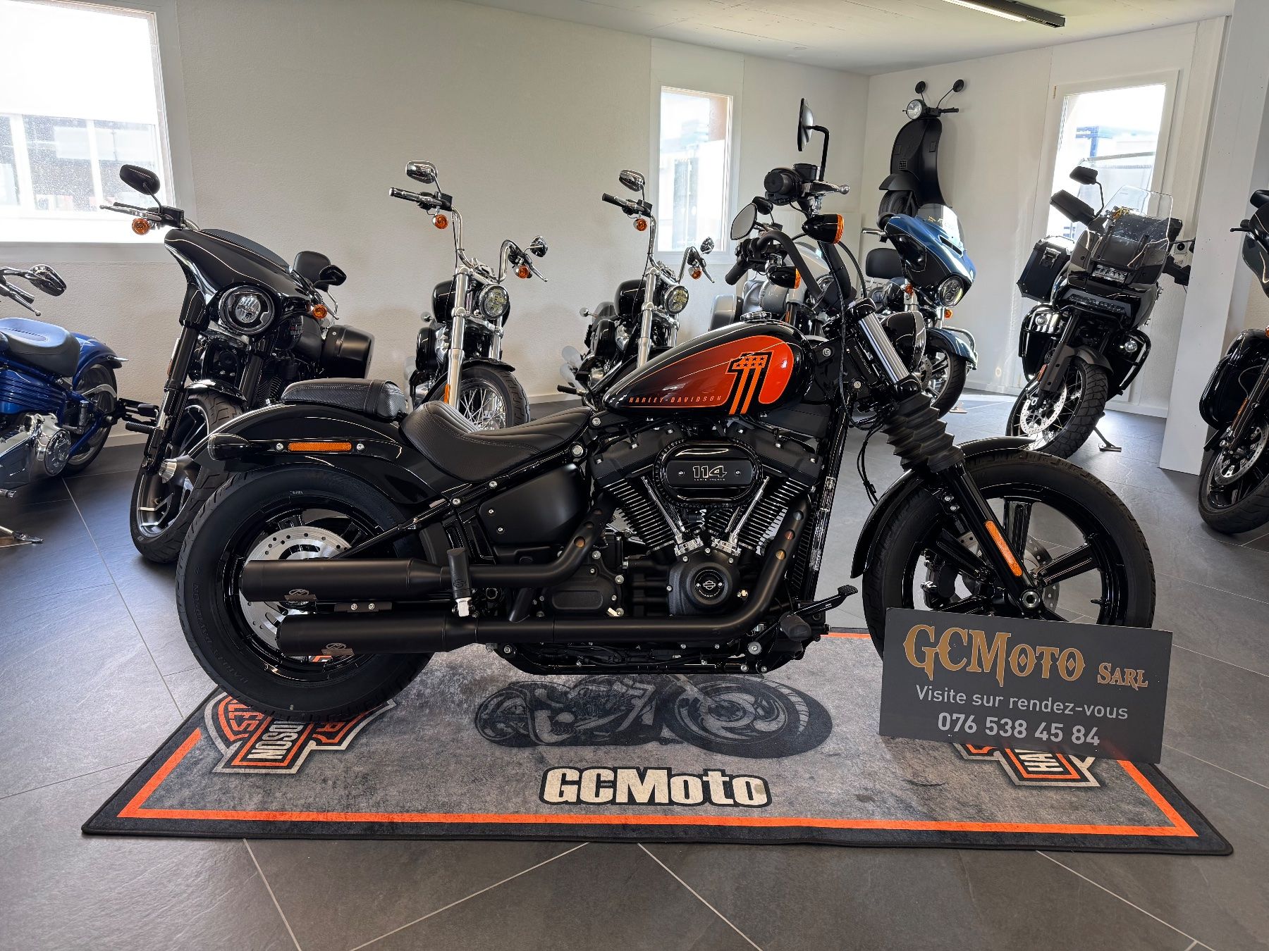Harley-Davidson Chopper: Harley Davidson Softail 115 Street Bob LEASING POSSIBLE – Usato da Echallens venduto da HD90 3