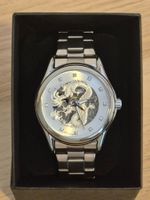 Automatikuhr Forsining Herren mit Drachenmotiv silberfarben