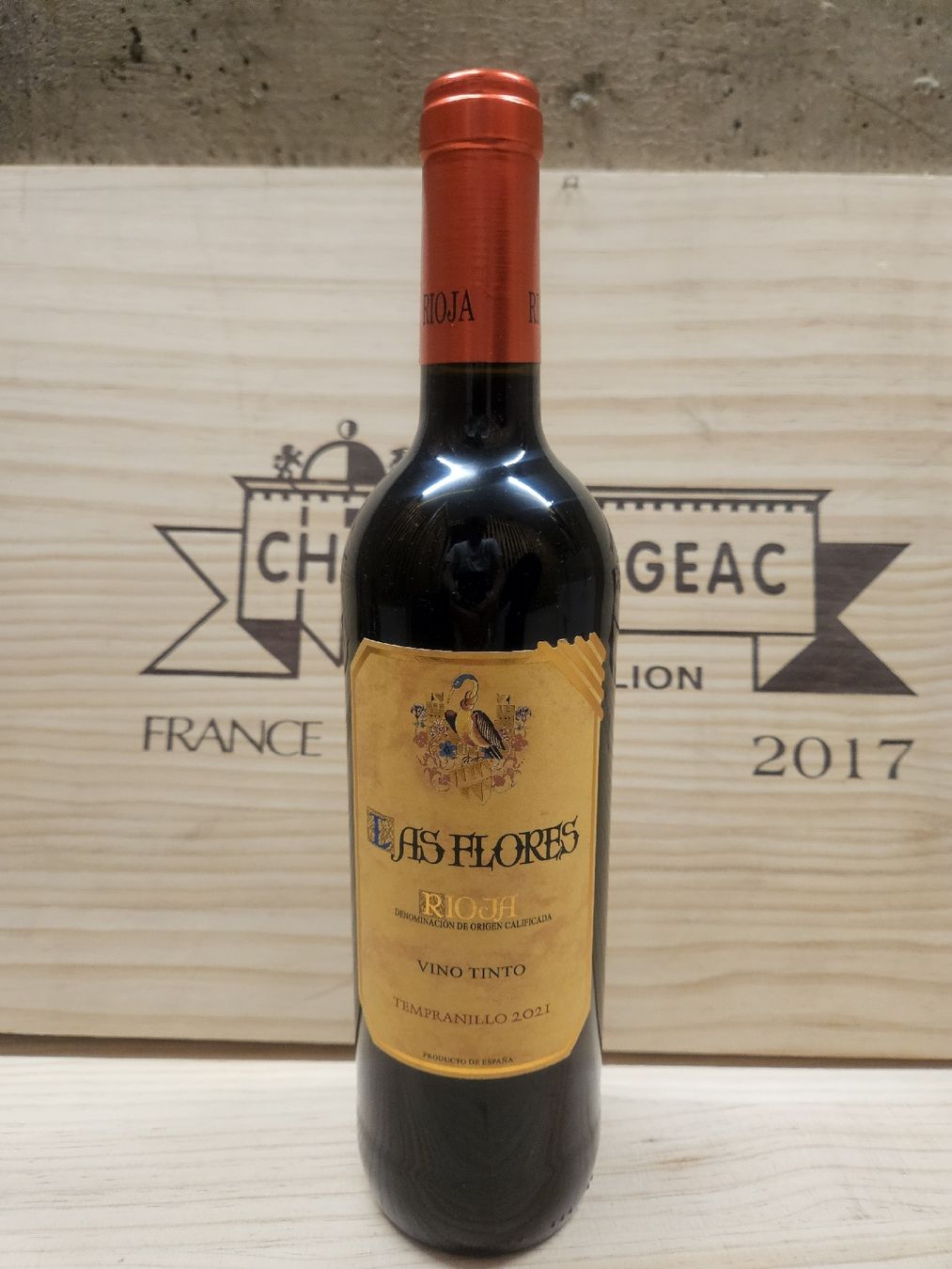 Rioja Vino: Las Flores Rioja Tempranillo 2021  – Nuovo e nell'imballaggio originale da Zofingen venduto da WouterSamwel