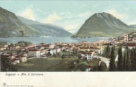 Ansichtskarte Lugano e Monte San Salvatore unbeschrieben