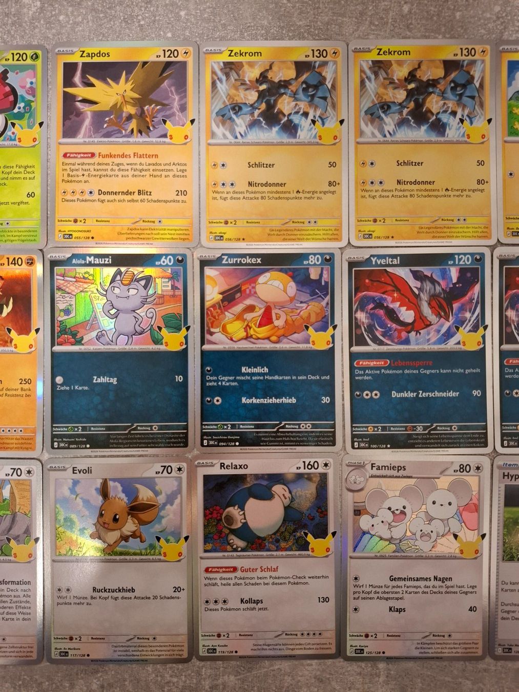 Pokémon Sammelbilder & Trading cards: 30th Anniversary 30C Bulk - 30 Karten -DE- – Neu und originalverpackt aus Winterthur von andrekeller95 2