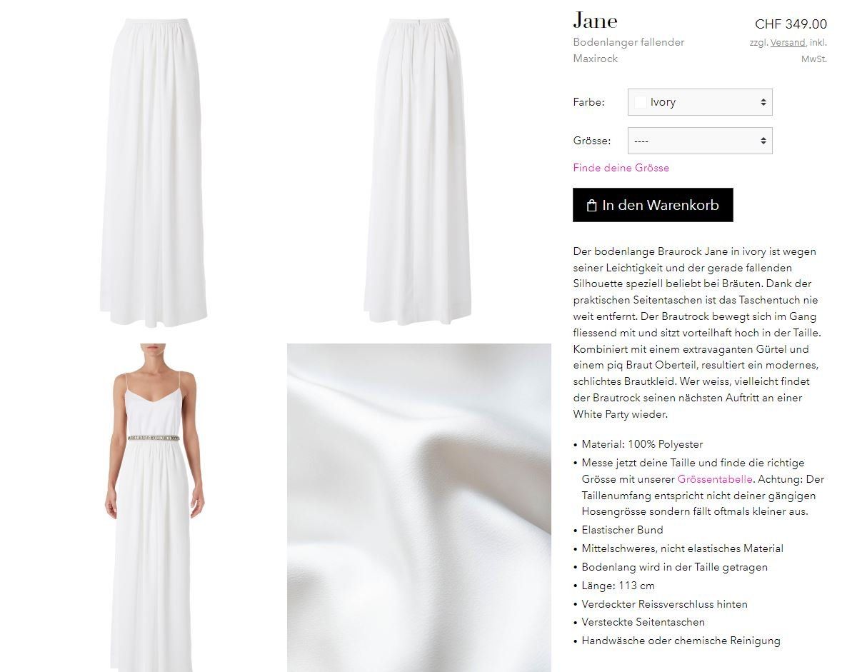 Vestiti: Brautkleid Ivory – Nuovo (secondo la descrizione) da Einsiedeln venduto da LulinaG 1