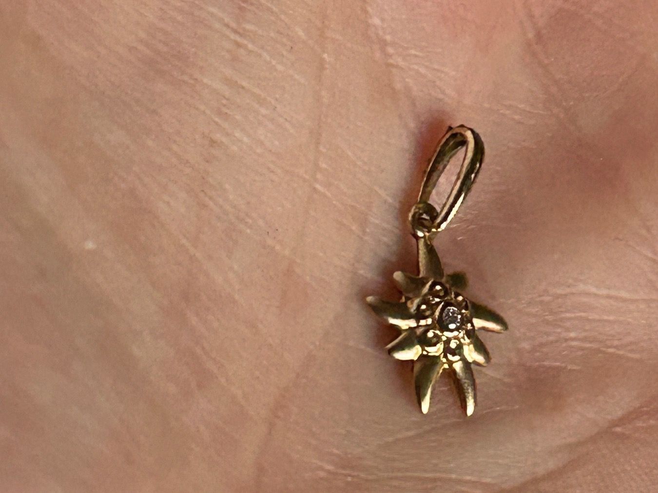 Ciondoli: Anhänger Edelweiss 18 K gold – Usato da Laufen venduto da Bellavitaboom 6