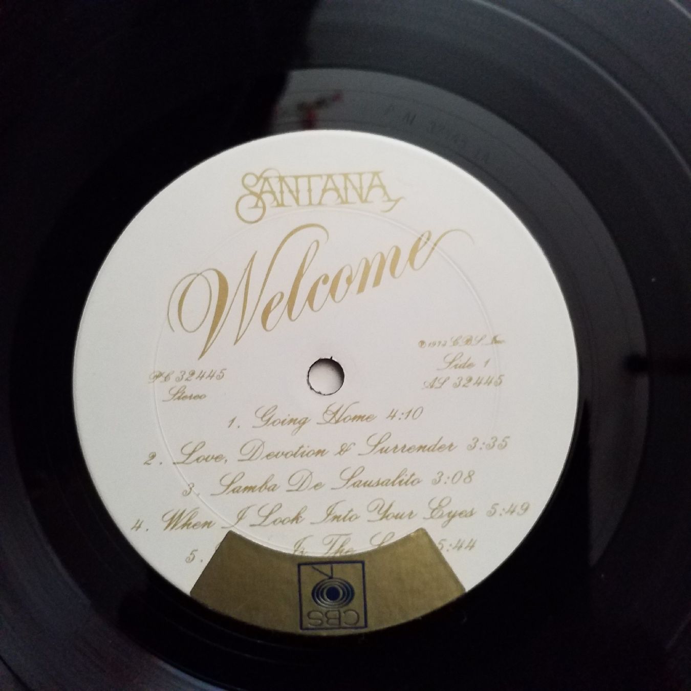 Schallplatten: SANTANA,  welcome - 1st 1973 US  +++++ – Gebraucht aus Yverdon-les-Bains von Jacotreut 3