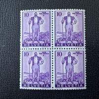 Pro Patria 1936, Nr. 2.2.03, Viererblock, postfrisch
