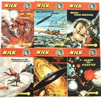6x NICK - Hefte - Nr.72-77 - Lehning Verlag 1959/63