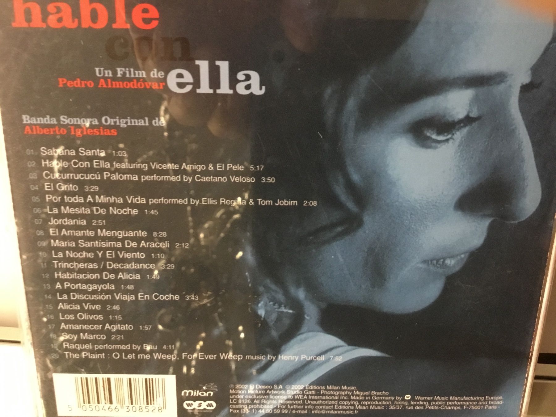 CD: Hable con Ella - Almodóvar Soundtrack - CD    o – Usato da Thierachern venduto da sweden08 1