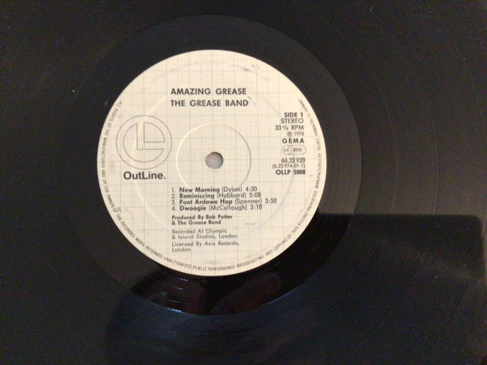 THE GREASE BAND, Amazing Grease, Lp1975/1983 Kaufen auf Ricardo