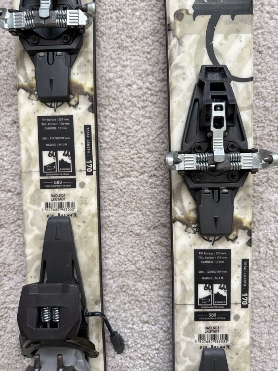 Rossignol Sci: Rossignol Tourenski S80 170 cm mit Dynafit Bindung – Usato da Buchs SG venduto da lea_r7wx 1