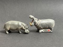 Schleich Nilpferd Flusspferd Kalb