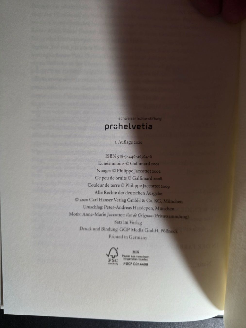 Libri: Philippe Jaccottet - Die wenigen Geräusche - 2020 – Nuovo (secondo la descrizione) da Walterswil BE venduto da Lonitti 8