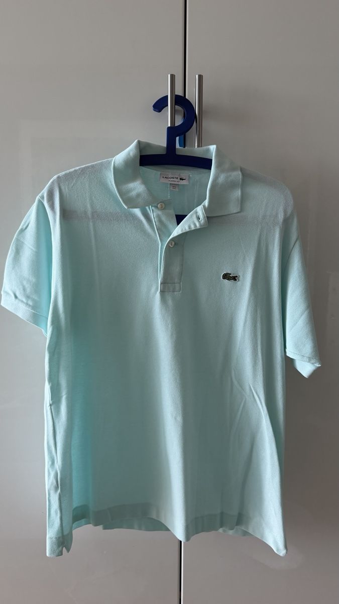 Lacoste Magliette Polo: Lacoste Polohemd, hellblau, Grösse L – Usato da Lachen SZ venduto da Valentin-lorenz
